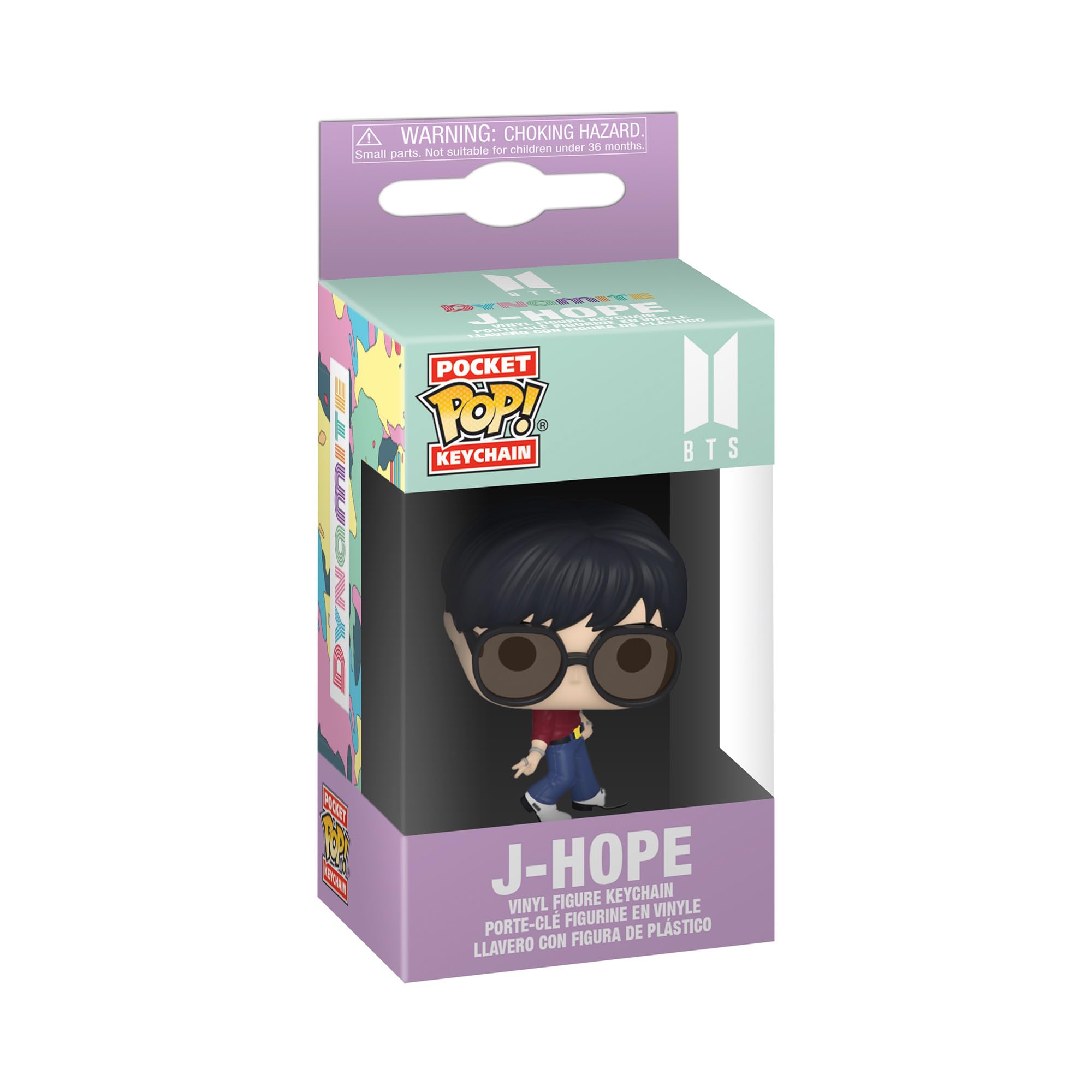 Funko POP! Keychain: BTS - Dynamite - J-Hope Novelty Keyring - Collectable Mini Figure - Stocking Filler - Gift Idea - Official Merchandise - Music Fans - Backpack Decor