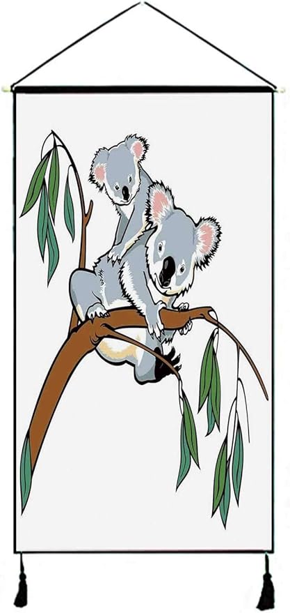 Amazon Com Djkmi Tropical Animals Stylish Hanging Poster Mother
