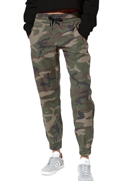 pantaloni cargo mimetici donna