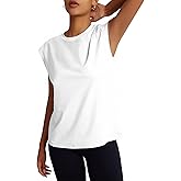 Women's Moisture Wicking Athletic Shirts - Tennis Pickleball Tops, Gym Workout Tee with Cap Sleeve, Quick Dry Exercise Shirt