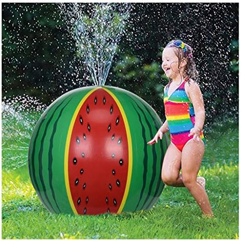 Luckty インフレータブル 水スプレーボール アウトドア スプリンクラーボール 噴水ボール4つの噴水口 水遊びグッズ 空気入れのボール 屋外おもちゃ膨脹可能なスプリンクラーグッズスプラッシュ夏の楽しいビーチおもちゃウォータースプレービーチボール 直径60cm Sloth