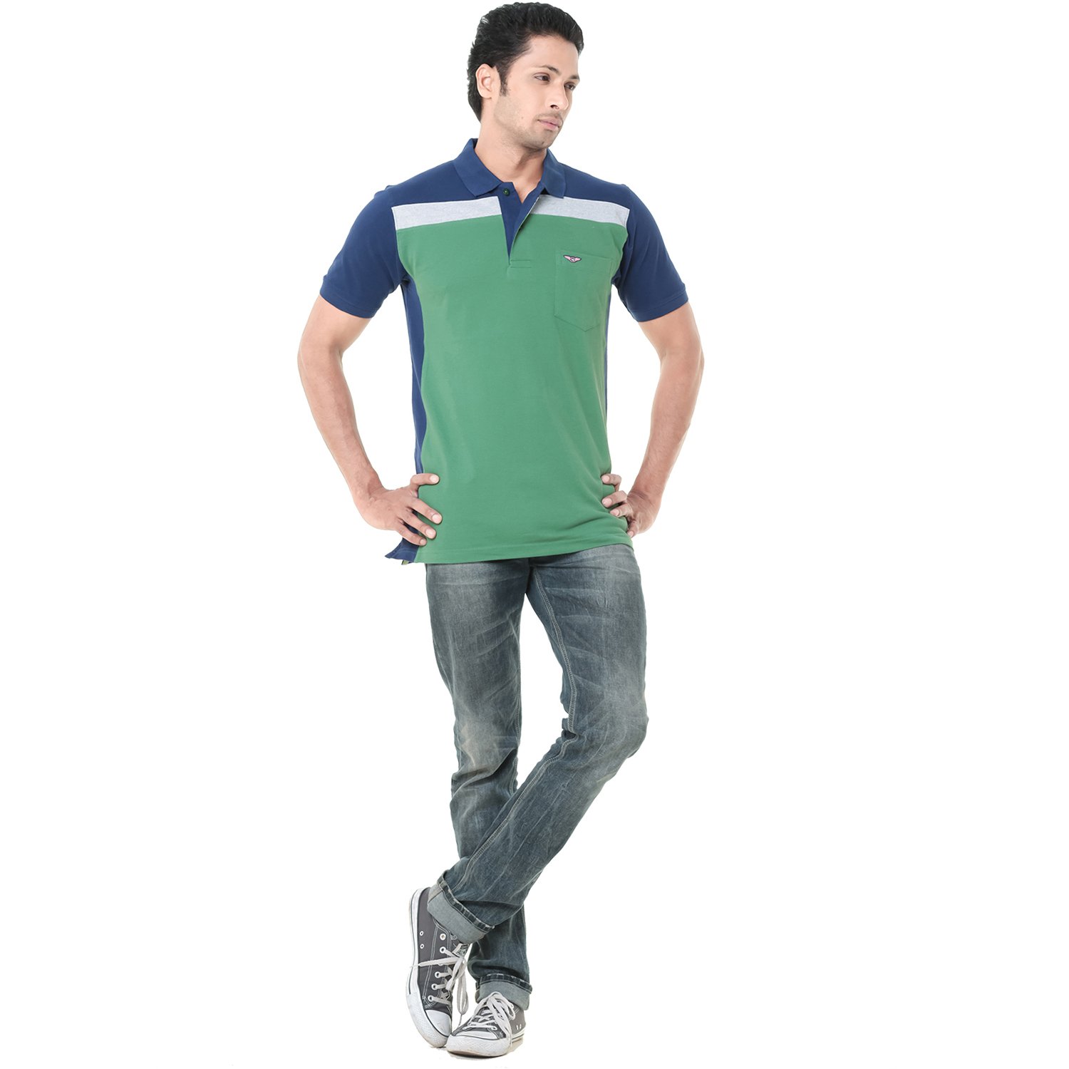 wexford men's cotton polo (wex-wfs034c_green)