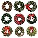 Sumind Christmas Flat Wire Rings Wire Wreath Frame Wire Wreath Making Rings for New Year Valentines Decoration (3 Pieces, 10 Inches, 12 Inches, 14 Inches)