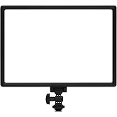 RALENO White LED Video Light for Camera with Built-in 4000mAh Battery | 2500k-6500k Bi-Color Photo Light with Cri>95, Supports Type-C USB Power Supply for Pictures, Video Recording &amp; Live Streaming