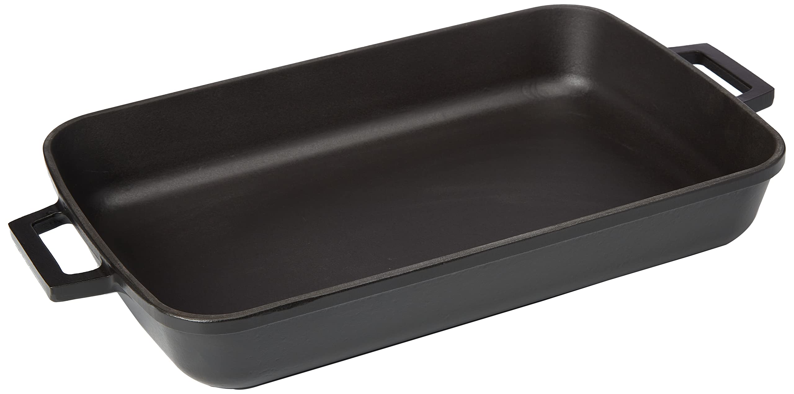 Pentole Agnelli Cast Iron Bi Grill Tray, Dimension 26 x 40 Cm, Colour-Matt Black, One Size