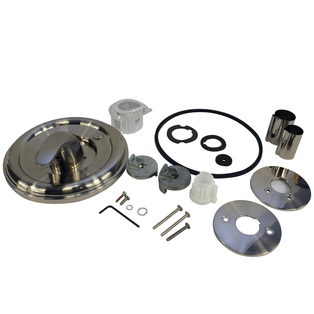 Tub And Shower Trim Kit – Brushed Nickel Finish Compatible With Moen Posi-Temp Valves (2510, 2520, 2570, 2590)
