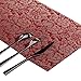 Placemats Dining Room placemats for dining Table Heat Insulation Stain-resistant Woven Vinyl Kitchen Place Mats, Set of 4(Red)by Meluoher