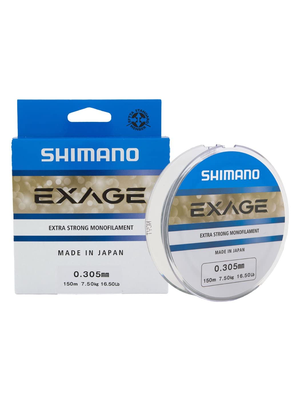 Shimano MONOFILAMENT EXAGE - 150M - 150, 18.5/100, 2.9