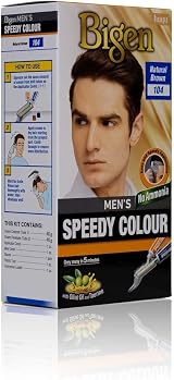 Bigen Permanent Hair Colour For Men Speedy Colour 104 Natural Brown No Ammonia view 2