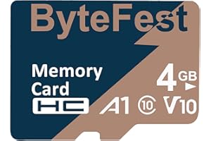 TF Card 4GB Class 10 with for MP3/MP4 E-Reader Media Player GPS Dash Cam Phone & Tablet