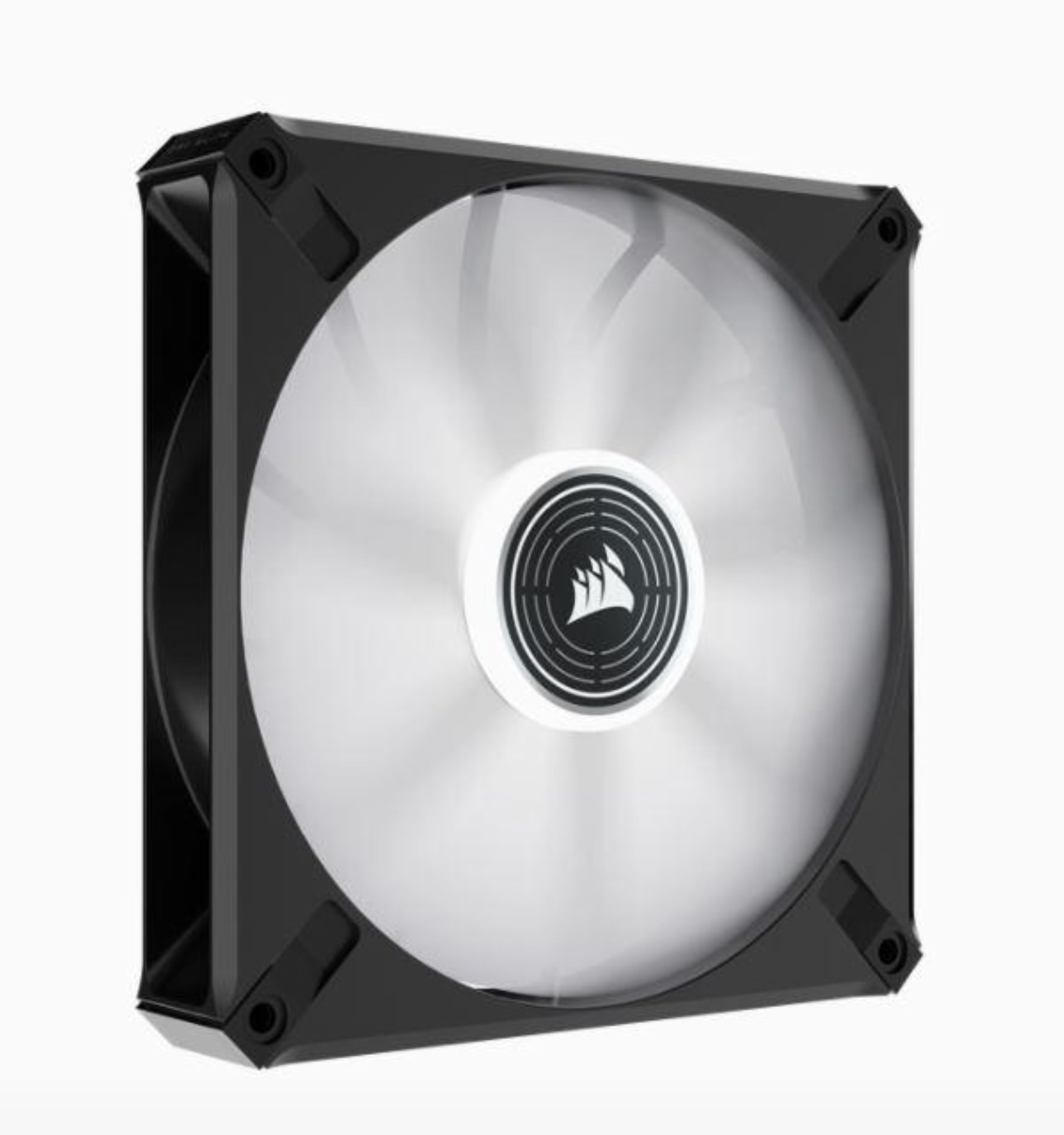 Corsair ML140 LED ELITE, 140mm PWM LED White Fan (Corsair AirGuide Technology, Magnetic Levitation Bearing, Up to 1,600 RPM, Eight Vibrant LEDs, Low Noise, High Airflow) Single Pack - Red