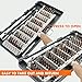 TECKMAN Precision Screwdriver Set, 64 in 1 Small Torx Phillips Pentalobe Tripoint Screwdriver Magnetic Bit Set for iPhone 8,7,MacBook,Xbox,PS3,PS4,Eyeglasses &Watches, Electronics Repair Tool Kit