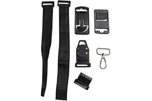 5pcs Multimeter Hanging Strap Kit with Strong Magnet and Clip, Nylon Test Lead Holder for Hands-Free Measurement, Compatible 