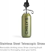 Chillys Series 2 Flip 500ml Moss Ombre Stainless Steel Bottle with Loop view 3