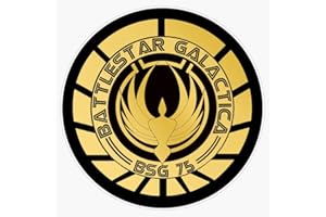VISION GRAPHICS Magnet Battlestar Galactica Golden Logo Magnetic Vinyl Sticker Decal Magnet 5"