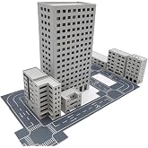 Mycity1: 300 Scale Urban Scene, Modern Urban Street Micro Model