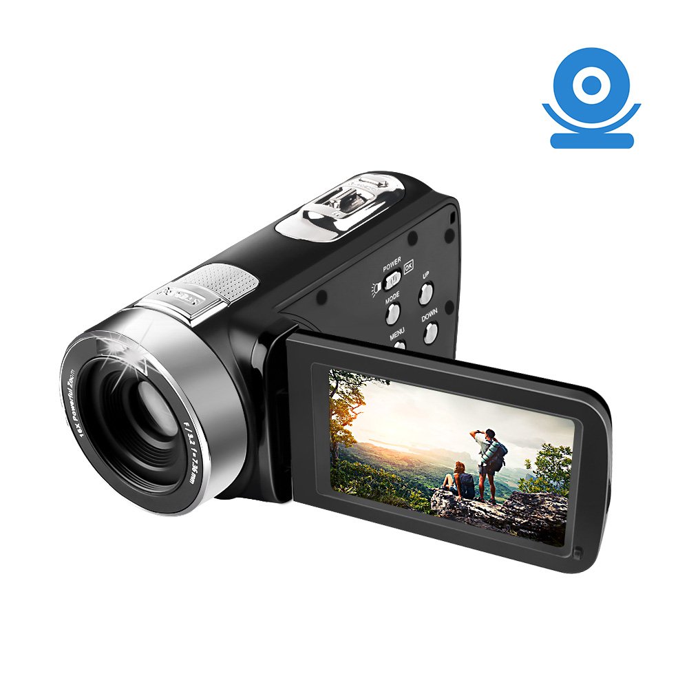Videokamera Full-HD Camcorder 1080p 24 Megapixel-Digitalkamera fur Standbilder