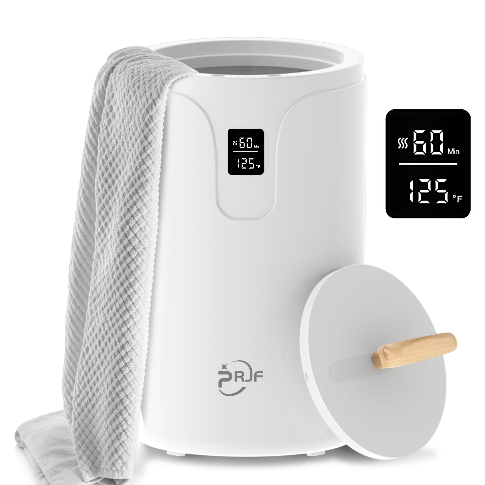 RRJF Towel Warmer, Towel Warmer Bucket for Bathroom with LED Display ...