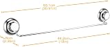 MaxHold No-Drill 18 Inch Towel Bar Stainless Steel Suction Cup view 4