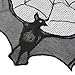 Peyan Halloween Decoration Black Lace Spiderweb Bat Fireplace Cover Party Hanging Curtain 36.6