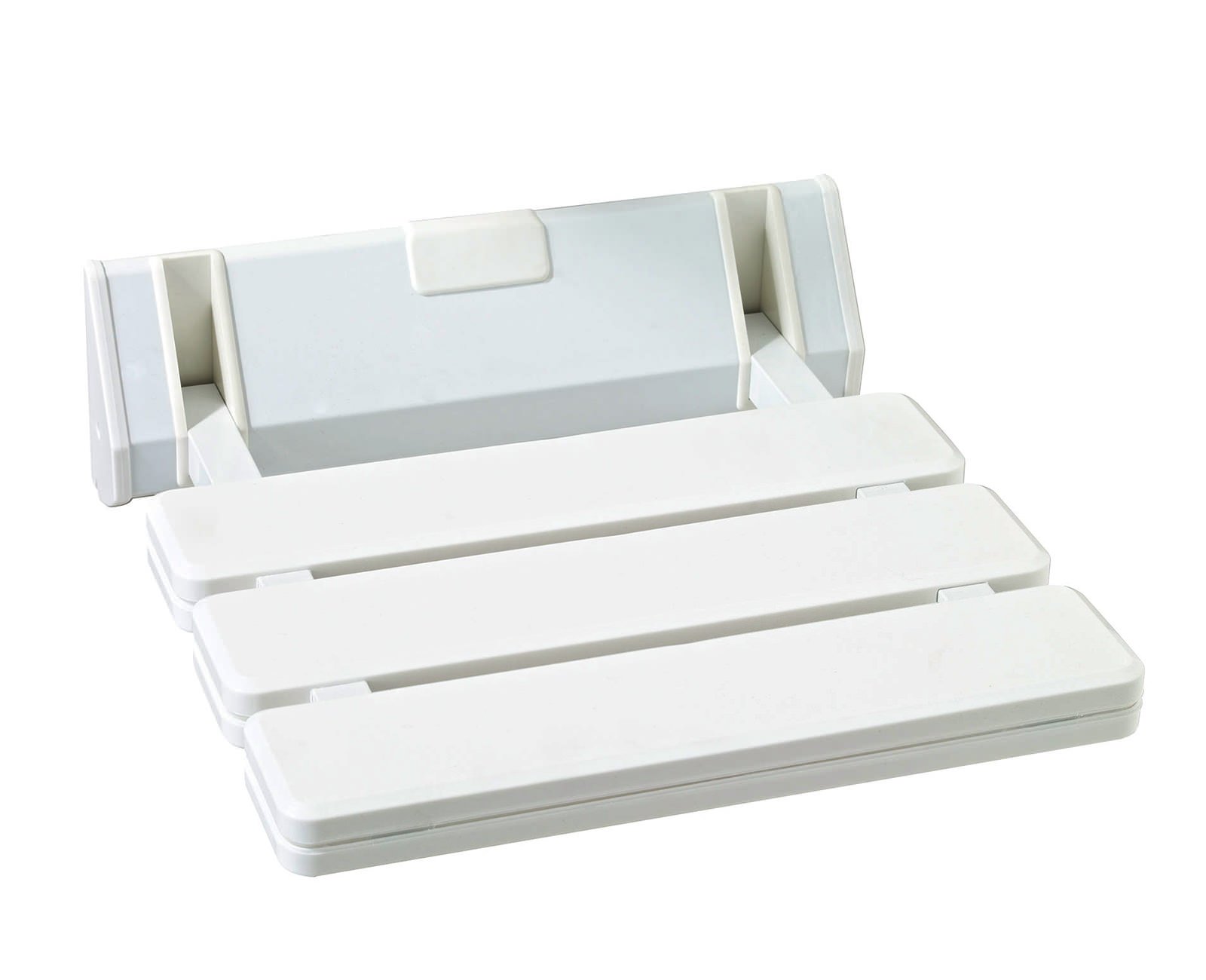 SoBuy® Wall-mounted Drop-leaf Stool, Folding Shower Seating Chair, Folding Bath Seat, White, FWH01-W