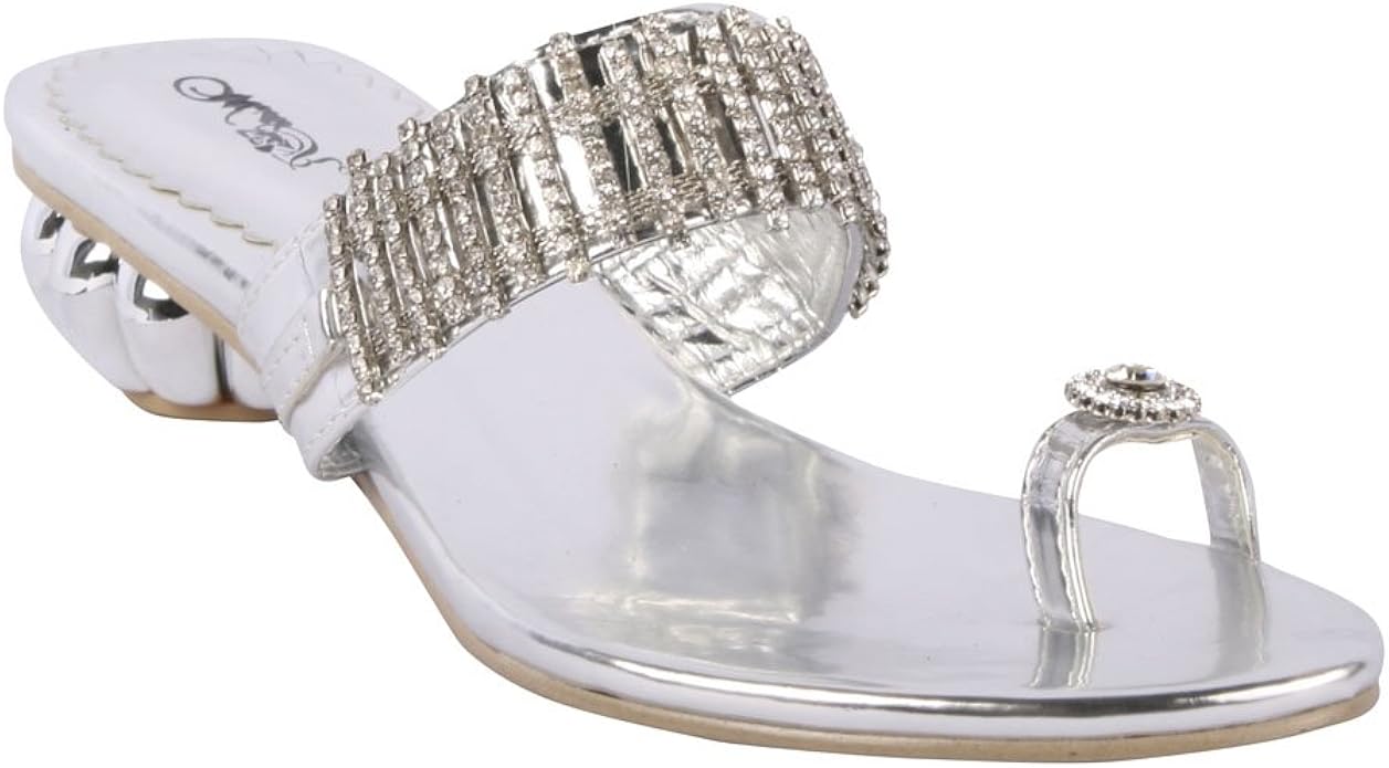 wild rose silver heels