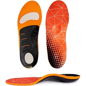 Orthotic Insoles for Women Men,Hight Arch Support Shoe Inserts | Flat Feet Plantar Fasciitis Cushion, Weight Distribution,Sho