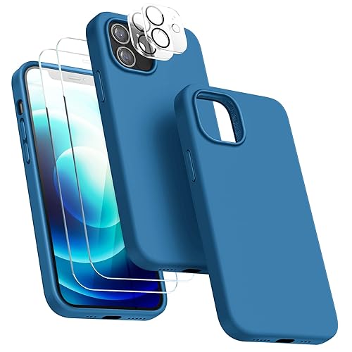 JTWIE [5 in for iPhone 12/iPhone 12 Pro Case, with Pack Screen
