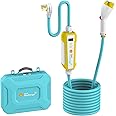 Shell Level 2 EV Charger - 40A 240V Portable With 24ft Cable, NEMA 14-50 & 5-15 Adapters