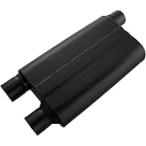 Flowmaster 80 Series Chambered Muffler &ndash; 2.50" Offset In/Dual Out | Aggressive Sound, Aluminized Steel, Performance Exhaust for F-Body vehicles (Camaro, Firebird, Trans Am), muscle cars (42583)