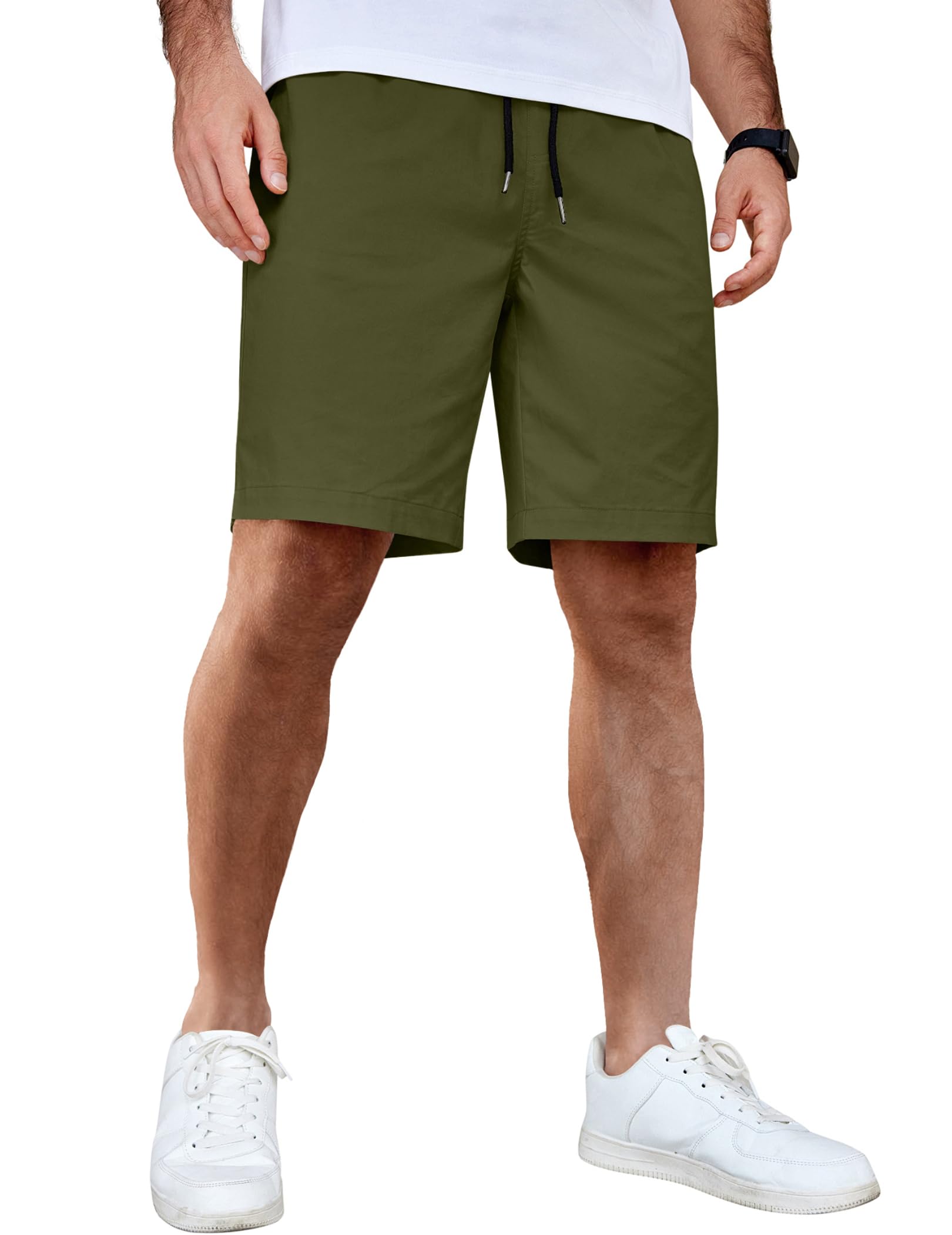 COOFANDY Men's Drawstring Shorts Stretch Waistband