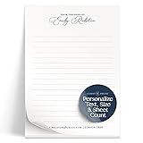 Personalized Stationery Notepads for Women