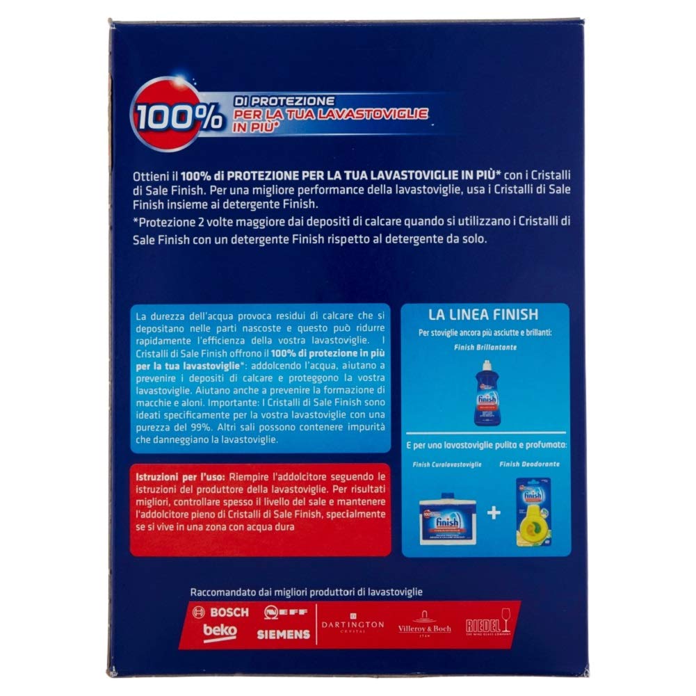 Finish Cristalli Di Sale Lavastoviglie 1 Kg Amazonit