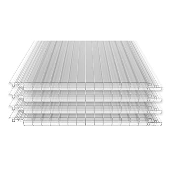 Stegplatten + Befestigung | Terrassendach Haiti| Polycarbonat | 16 mm