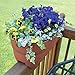 EMSCO Group Bloomers Railing Planter with Drainage Holes – 24