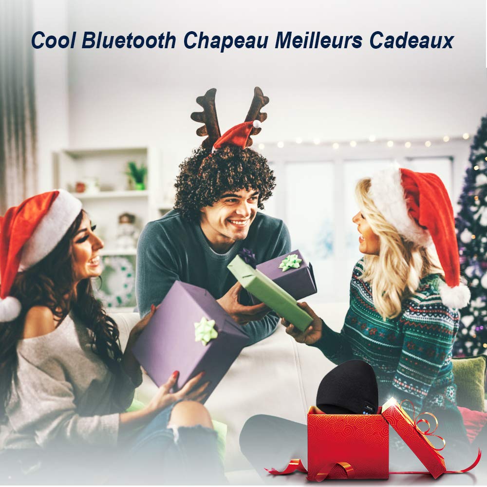 Sports D Hiver Ski Unisexe Music Bonnet Bluetooth Chapeau Avec Ecouteurs Stereo Sans Fil Patinage Marche Convient A Sports Bluetooth Chapeau Cadeaux Hommes Original Doux Chaleureux Bluetooth Chapeau Dhiver Sports Et Loisirs Lpe Electronics De