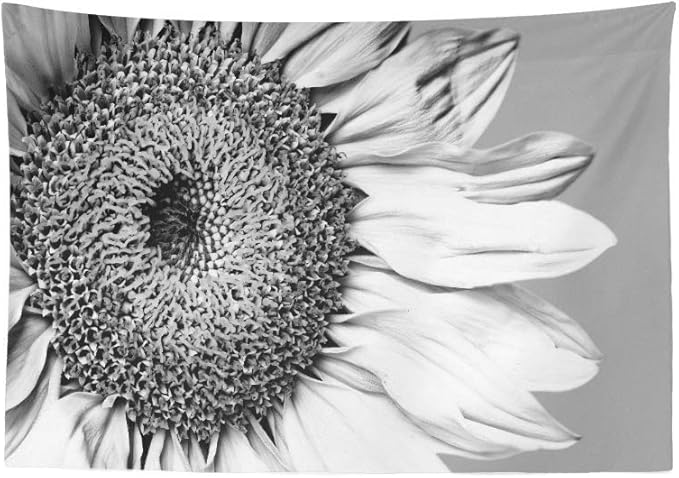 Amazon.com: AIKENING Wall Tapestry Black and White Close Up of A