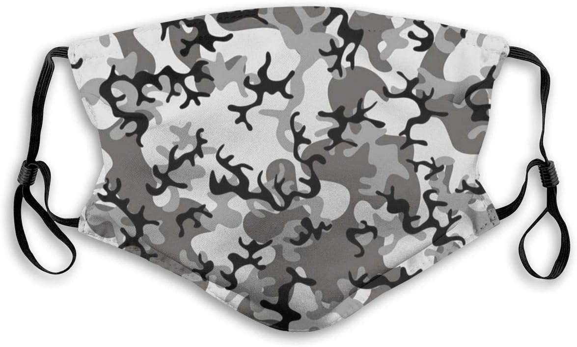 Fashion Comfortable Windproof mask,Camouflage Concept Concealment Artifice Hiding Force Uniform Pattern Fashion,Printed Facial decorations for Unisex M