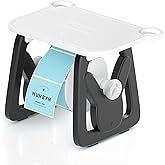 MUNBYN Label Holder for Rolls and Fanfold Labels, Thermal Sticker Holder for Desktop Thermal Printer, Accessory Supplies for Home, Office, Small Business