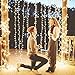 Bolylight Waterproof Curtain String Light 6.6 x 6.6ft 200 LED Starry Fairy Lights with 8 Flashing Modes for Wedding Home Party Garden Bedroom Outdoor Indoor Wall Decorations (Warm White)