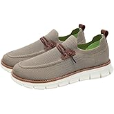 Mens Casual Loafers Shoes Ultra Comfortable Mesh Dress Sneakers Business Oxfords Work Lightweight Soft Sole Boat Shoes Breathable Non-Slip Low Top Walking Shoe