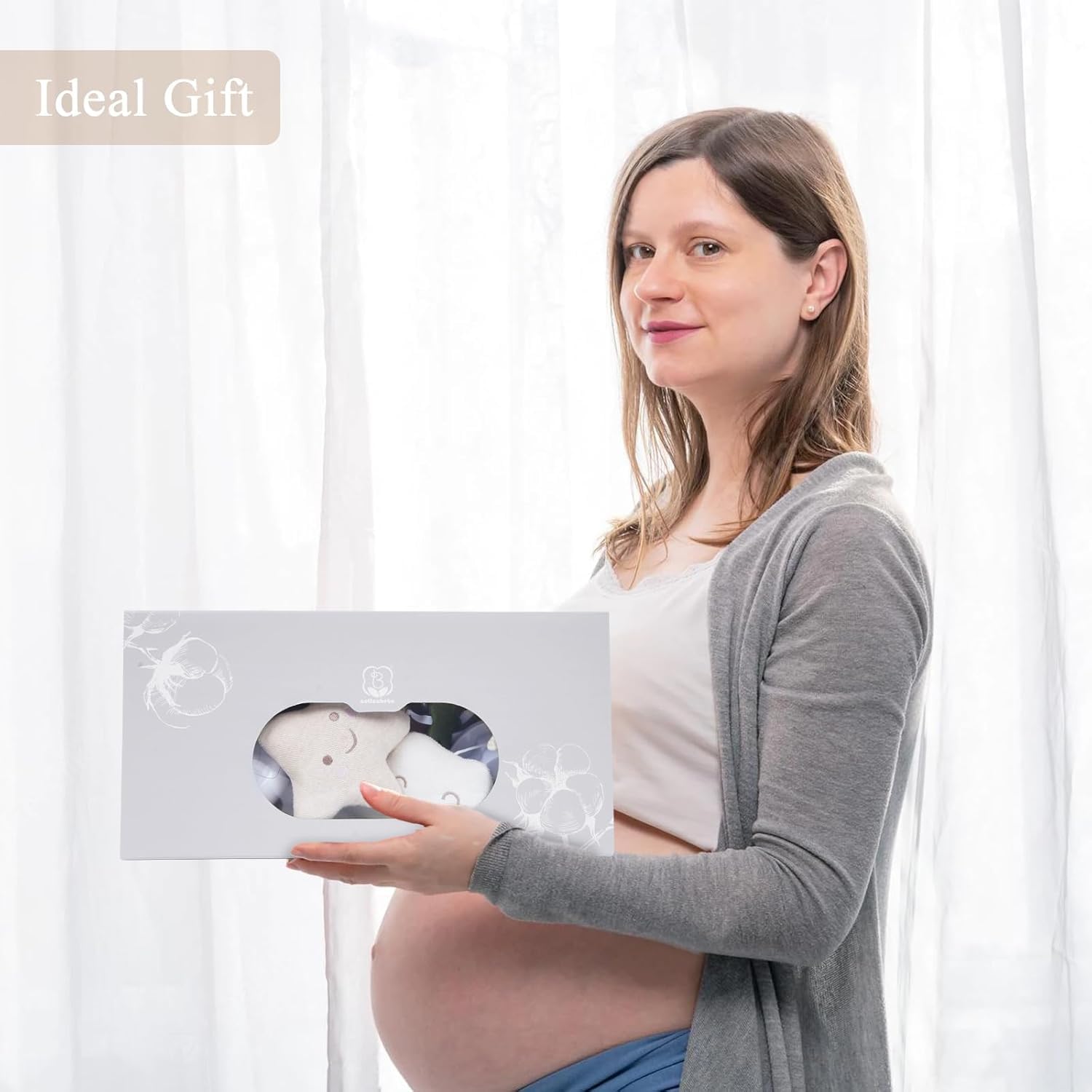 COTTONBEBE Mobile Baby,Baby Spieluhr mit 35 Musik,Einstellbare Lautstärke,Einfach anzubringen,Stoppt nach 30 Minuten automatisch,Perfekte Geschenk Für Jungen und Mädchen(Regenbogen) (Regenbogen) 9