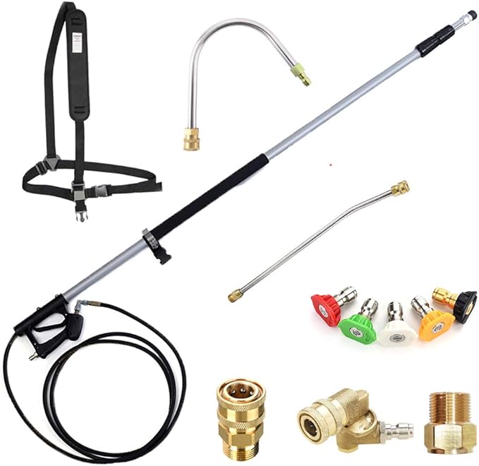 4000 PSI Commercial Grade Telescoping Pressure Washer Wand
