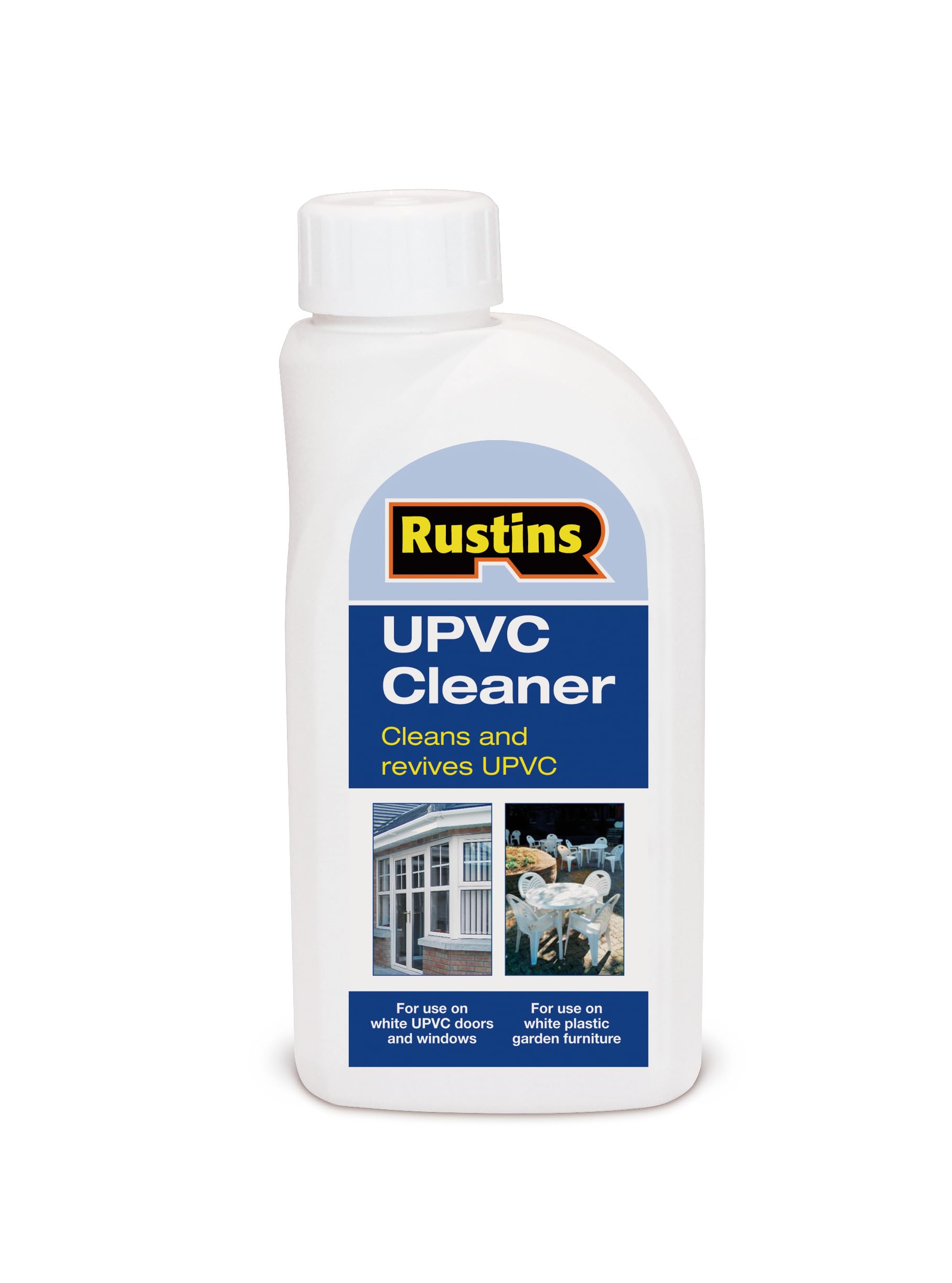 Rustins UPVC Cleaner 500ml - Removes Stubborn Stains, Restores Shine - Effective Cleaning Solution