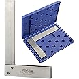 Machinist Square Precision Engineer Wide Seat Square 90 Right Angle Ground Hardened Steel Angle Ruler 7.9 x 5 Inch