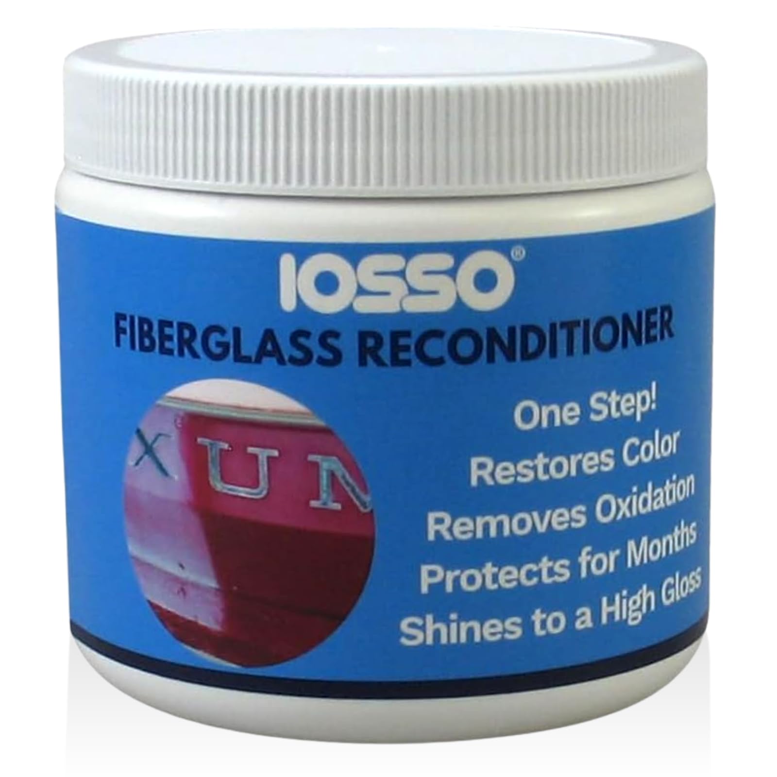 IOSSO FIBREGLASS RECONDITIONER BOAT GRP CARAVAN POLISH RESTORER