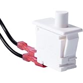 Gardner Bender GSW-26 Electrical Door Switch, SPST, Normally On- Mom OFF, 16 A/125V AC, (Repl. for GSW-SK), White