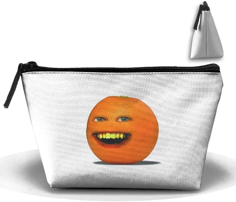 Trapezoid Portable Travel Toiletry Pouch The Annoying Orange Cosmetic Bags Multifunction Clutch Bag