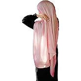 Valud Women's Signature Lux Cotton-Modal Hijab Scarf. Soft, Breathable, Lightweight Wrap or Shawl for Modest Everyday Fashion