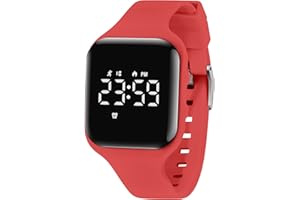 BOMIEUX Kids Watch Digital Watch for 5-12 Years Old Boys Girls, Kids Fitness Tracker Watch with Alarm Clock, Stopwatch, Step Counter Sports Watch, No App Waterproof Watch for Kids Teens Gifts